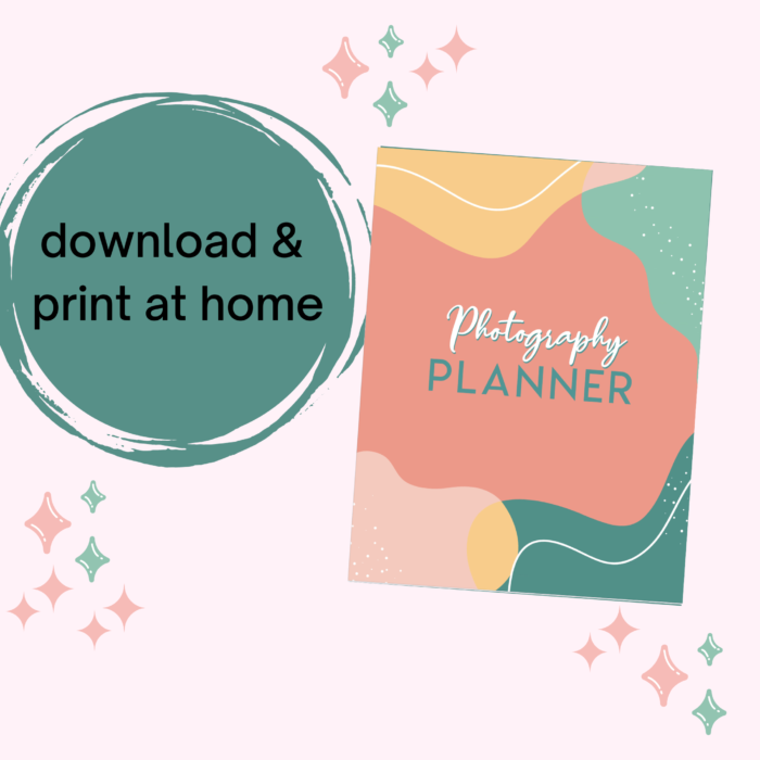 Photography Business Planner + Workbook (Digital Download)