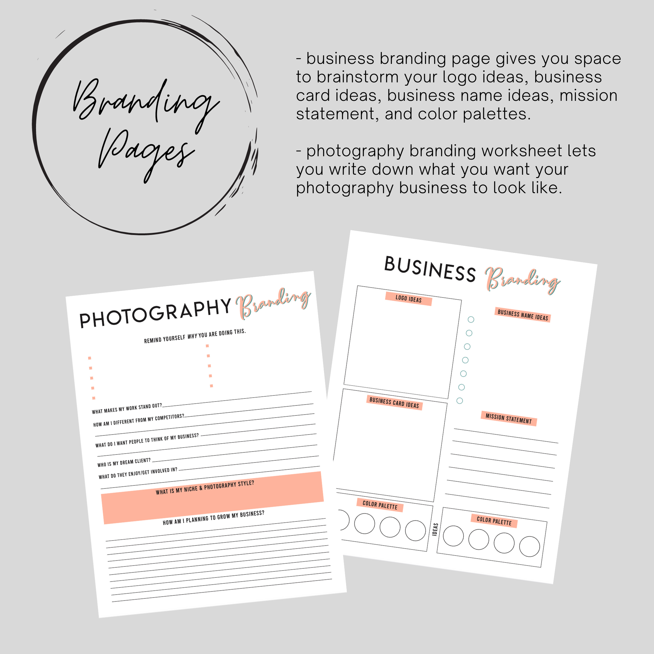 Photography Business Planner + Workbook (Digital Download) - Image 6