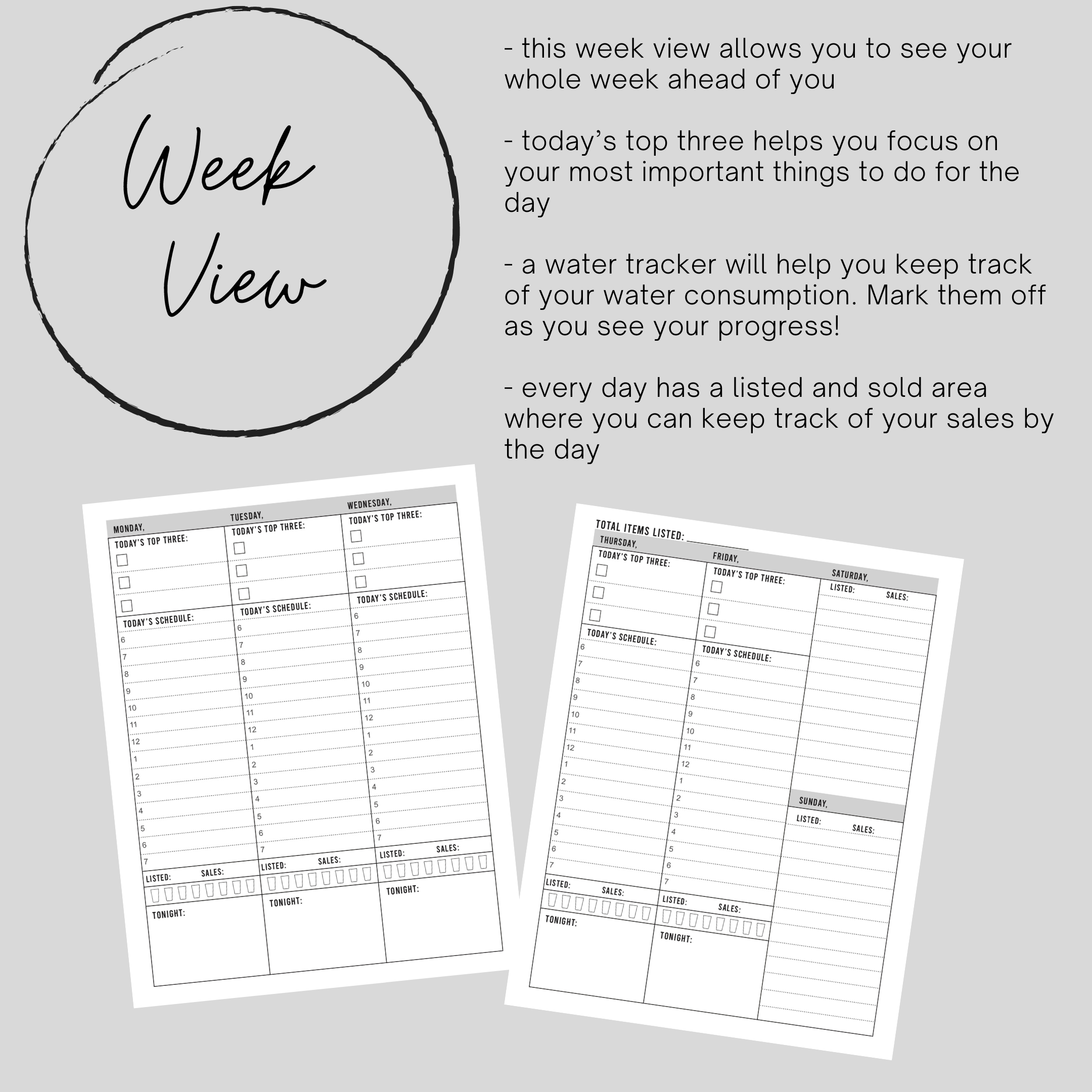 Minimalist Ultimate eBay Selling Planner + Workbook (Digital Download) - Image 2