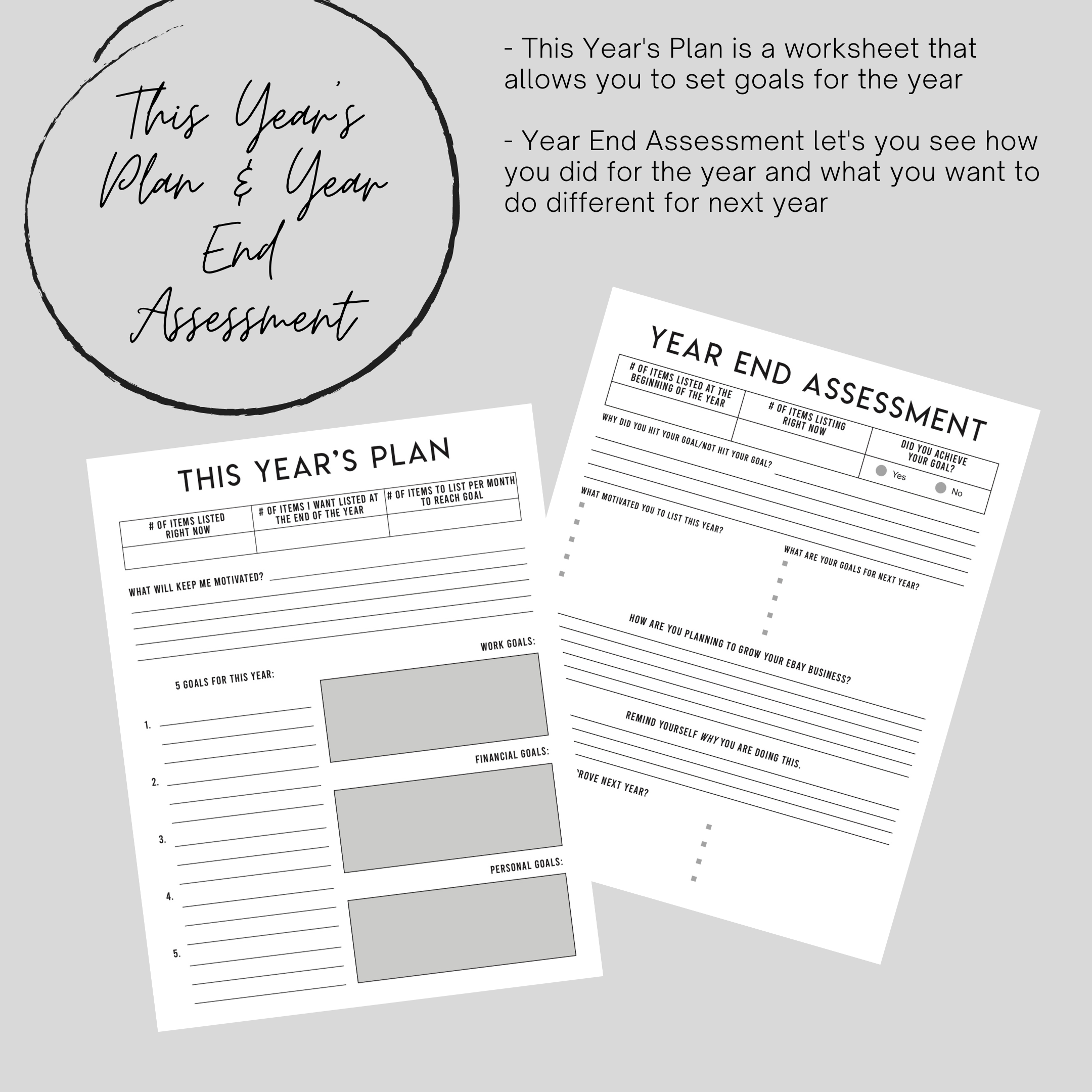 Minimalist Ultimate eBay Selling Planner + Workbook (Digital Download) - Image 5